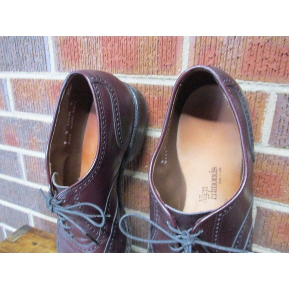 Allen Edmonds Mens Marlow Brown Leather Wingtip Oxford Dress Shoes 9 D USA main image 10